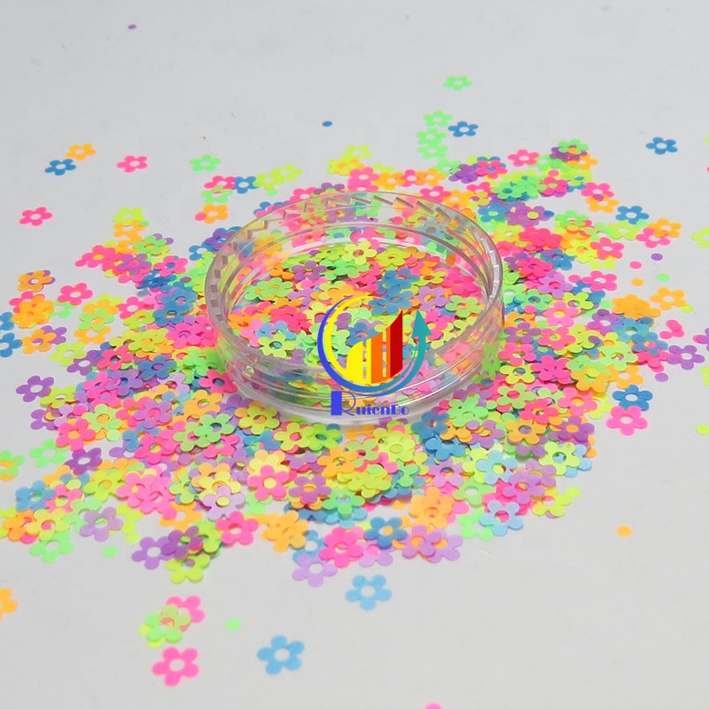 Лидер продаж, цветочные блестки, голографические блестки, переливающиеся блестки, цветы для поделок из смолы, чашка, Рождественское украшение