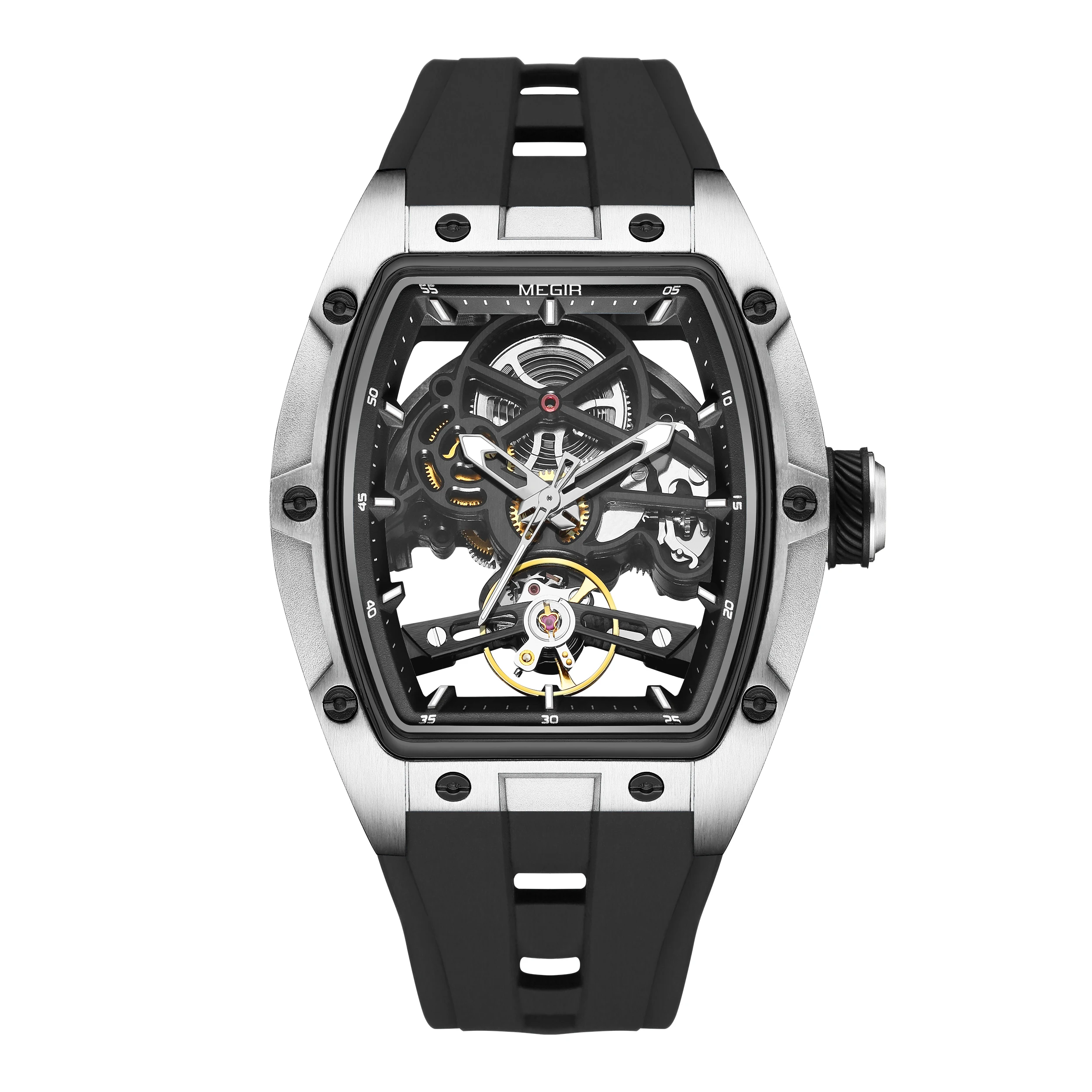 MEGIR 2242G Luxury Men's Watch Tourbillon Automatic
