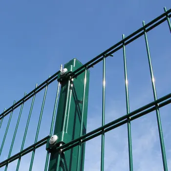 Factory Direct High Quality Powder Coated Twin bar Wire Welded Mesh Fence and Cheap Price 868 2d Double Wire Mesh Fence