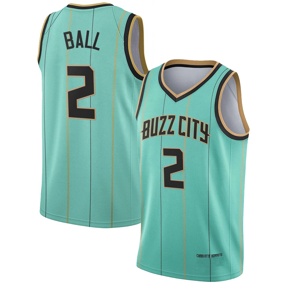 Adult Large Stitched Lamelo Ball Hornets Jersey