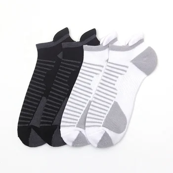 Running Ankle Socks Custom Logo Printed Wigh Logo Size 9-11 White Quarter Football Sport Mens Socks