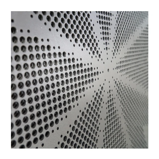 High-Strength Factory Direct Decorative Aluminum Round Hole Perforated Metal Mesh Sheet for Ventilation, Architectural Projects