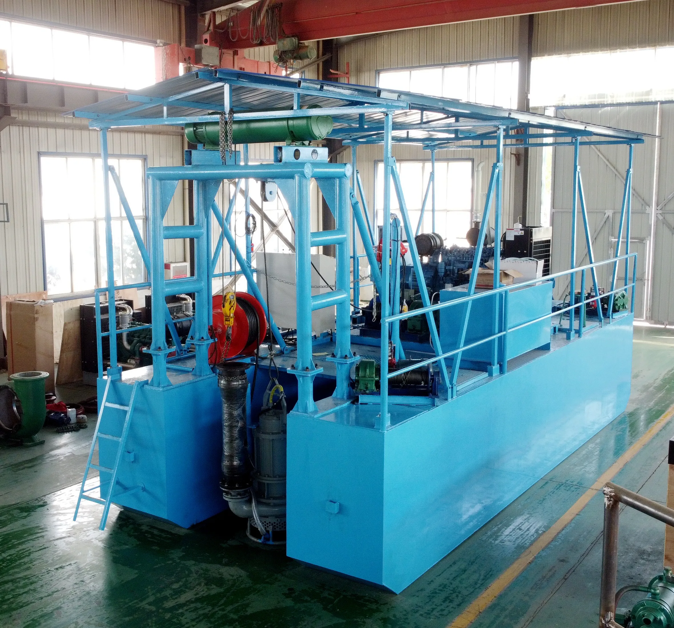 Submersible Dredging Pump Sand Mining Submersible Dredger Machine Sand Dredging Barge