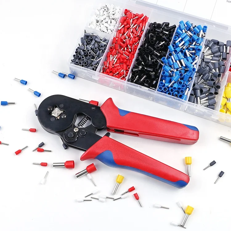 KAIWEETS KWS-302 Crimping Tool Set Multi-function Cable Cutter and Wire Stripper Terminal Crimping Tool Set