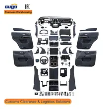 GUGO INTERIOR for LC200 INTERIOR UPGRADE to LC300 1:1 BLACK MODEL WITHOUT SEAT LEATHER COVER