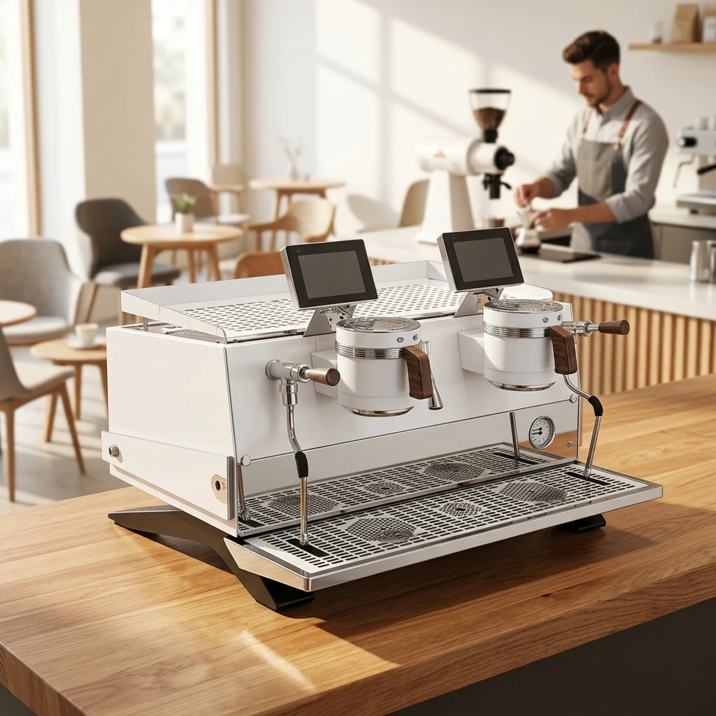 Dazheng Dragon Ae-2 Espresso Machine - Dual-Head, 9 Bar