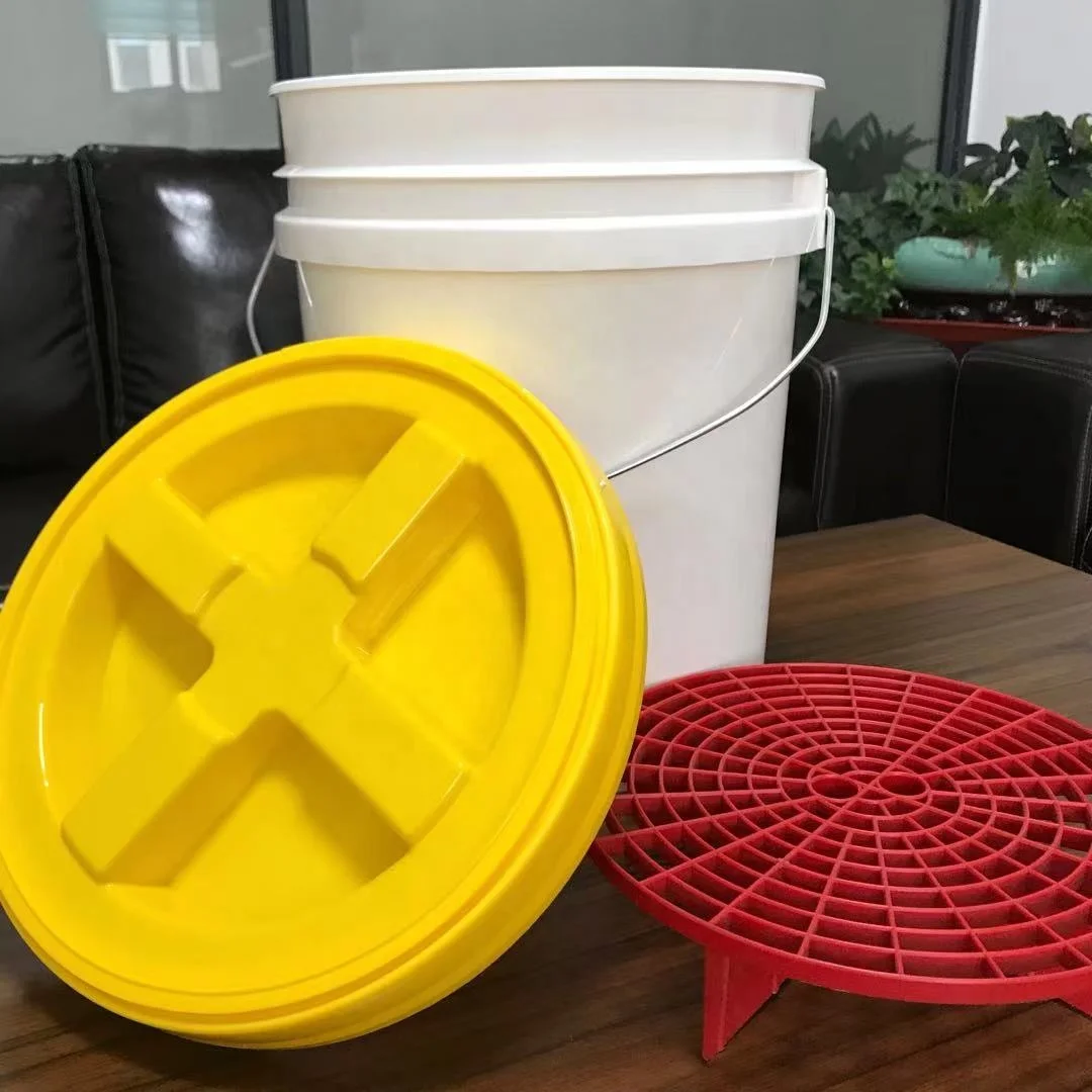 For Sale Translucent Pail Car Wash 5 Gallon Bucket Plastic From China