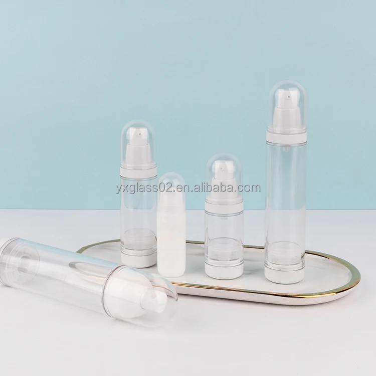 15ml 30ml 50ml 100ml 120ml skincare pp cosmetic packaging lotion serum eye cream airless pump bottle supplier