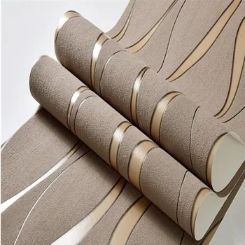 Modern Simple 3d wallpaper home decoration curve stripes living room TV background bedroom wall covering wallpaper decoration