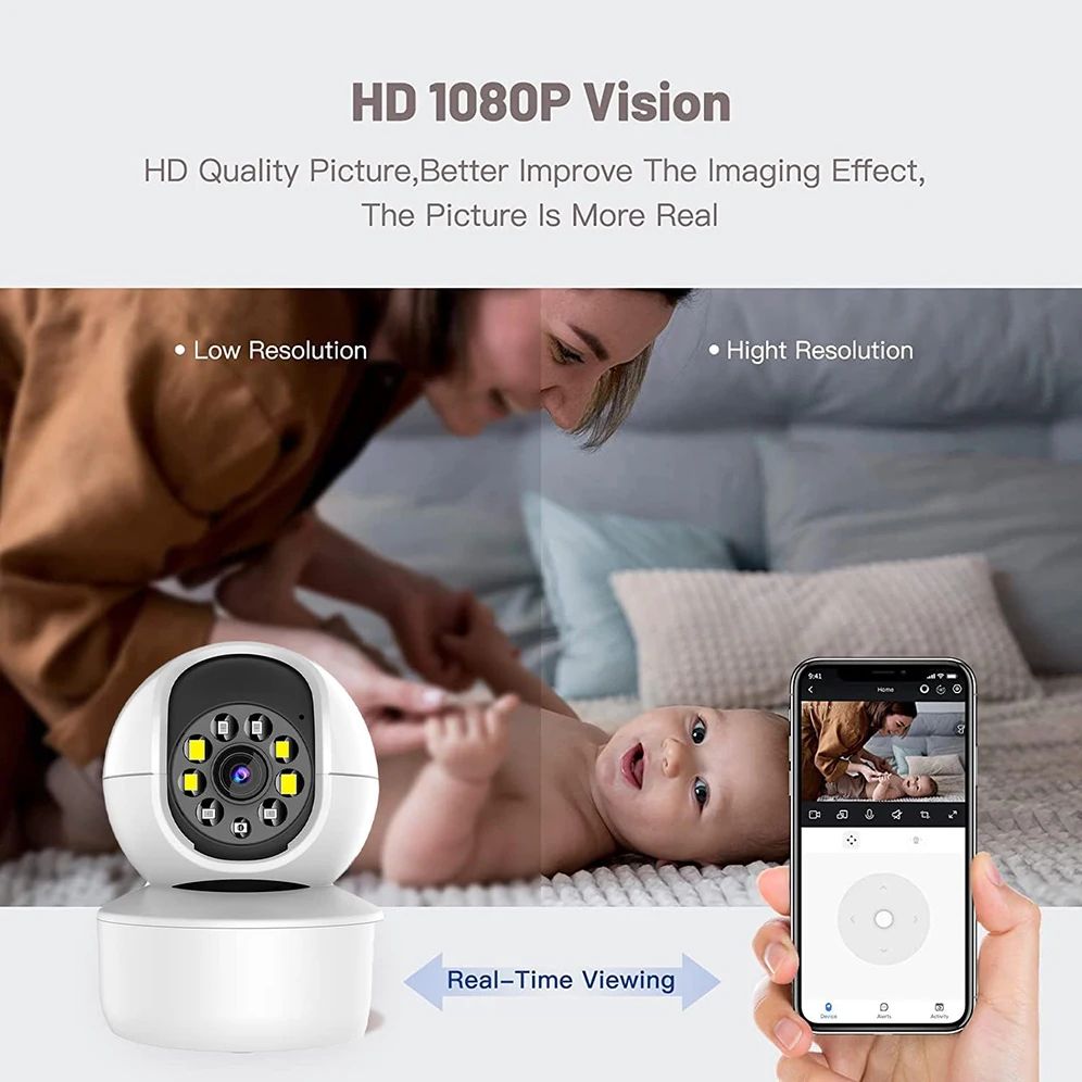 Besnt Two Way Voice Intercom IR Distance 10m 1080p Security Camera
