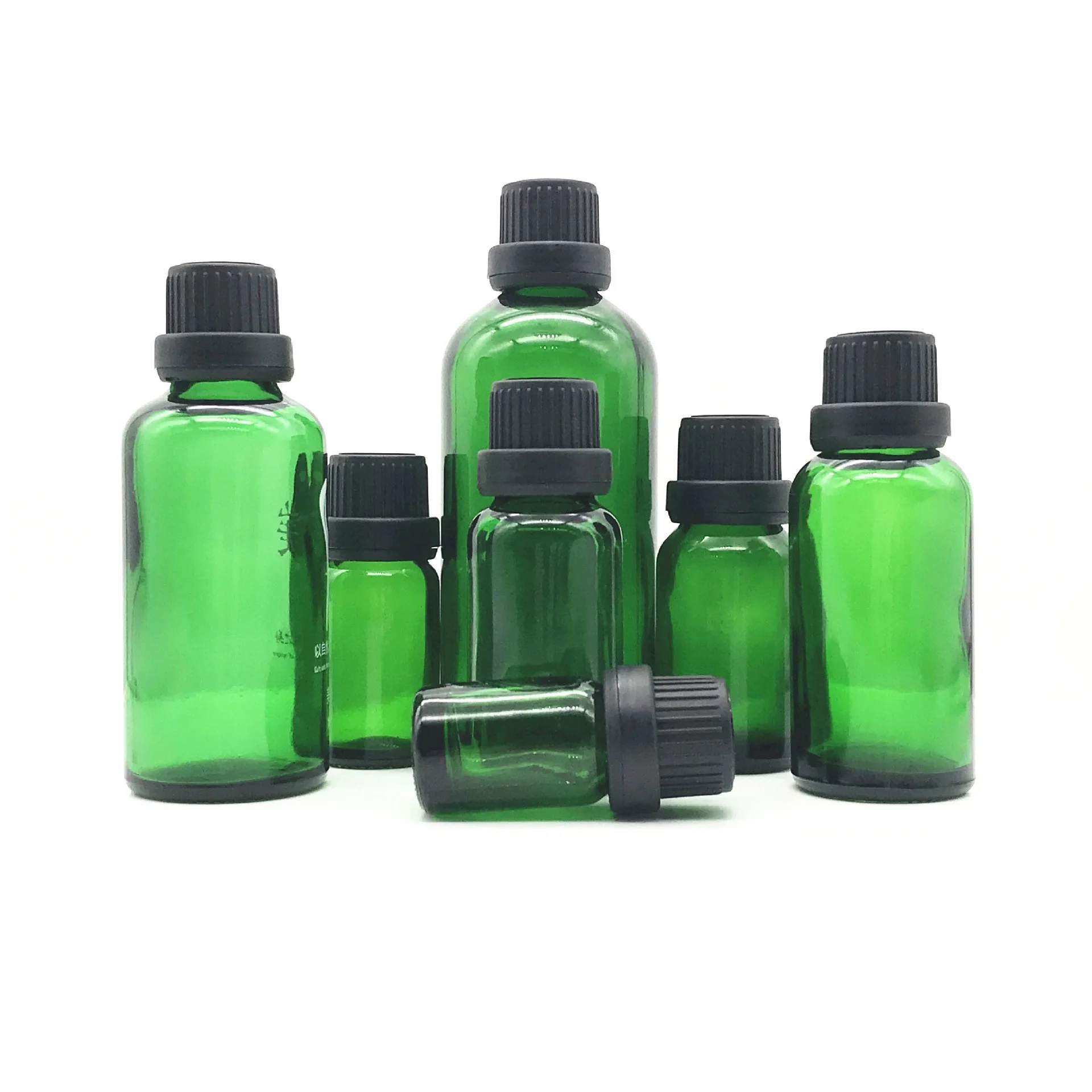 20ml Green Dropper Essential Oil Glass Bottle Wholesale Green With