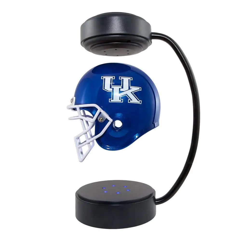 Source hotsale magnetic levitating football helmet , hover helmet display  racks on m.