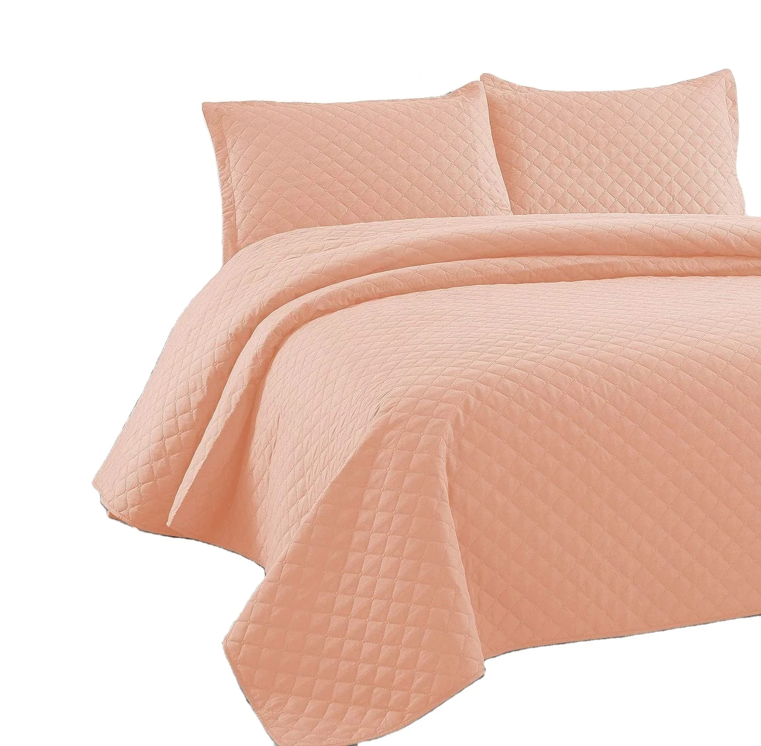 Новинка, бестселлер, ультразвуковое стеганое покрывало с алмазным рисунком для гостиниц, покрывало для кровати, двустороннее стеганое покрывало и покрывало CN;ZHE