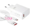 Cargador 33W+Cable 1,5M Blanco