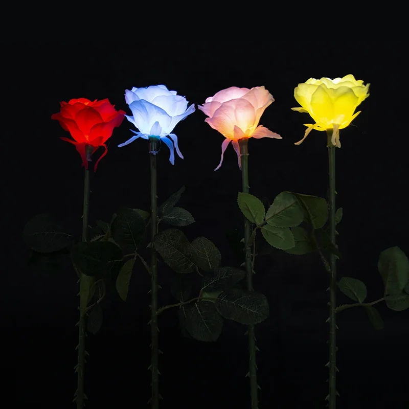 led flower lights stems