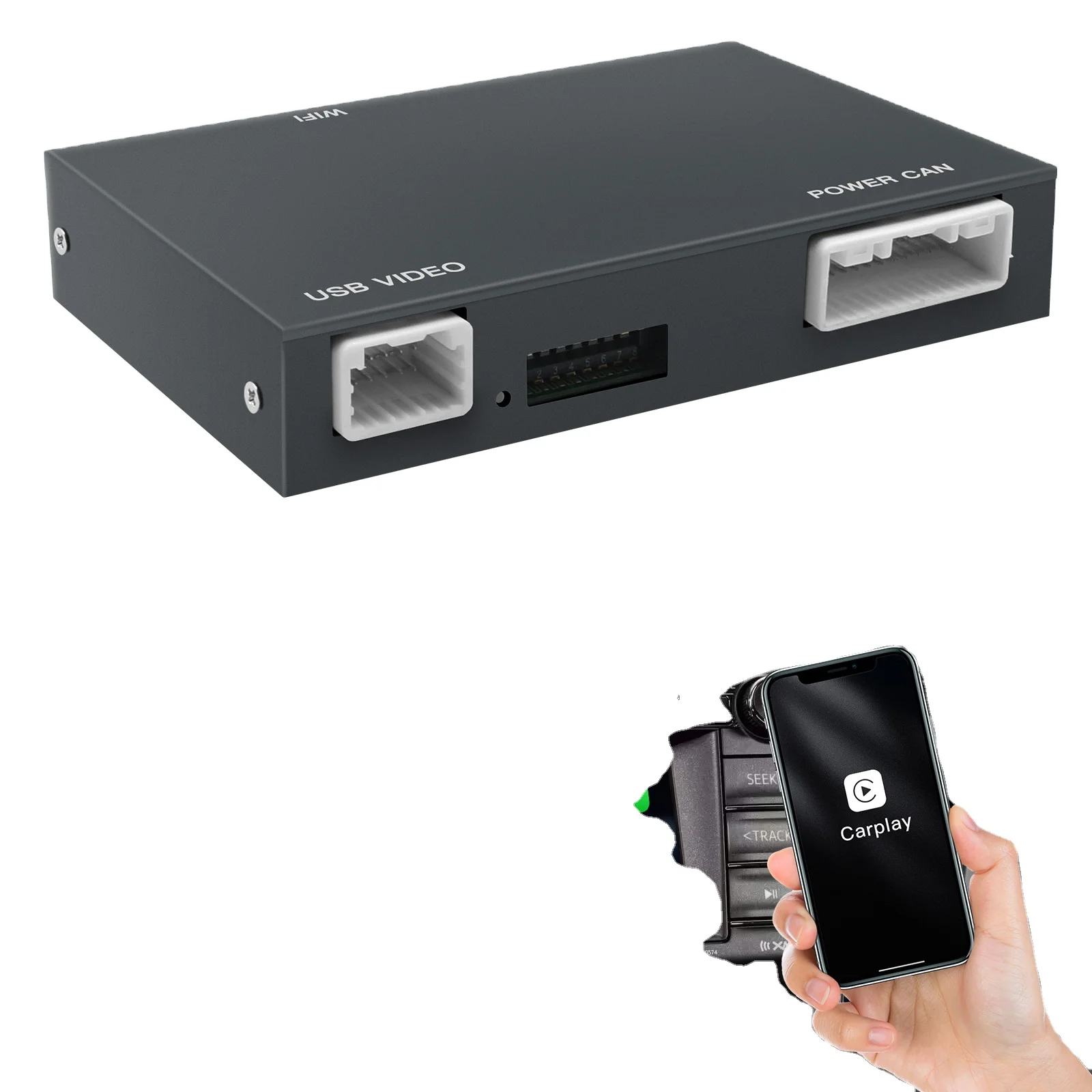 Carabc Wireless Apple Carplay Android Auto for Toyota