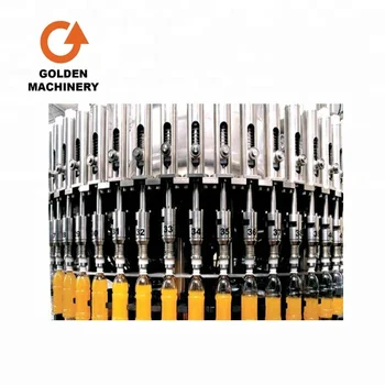 Golden Machinery full automatic small bottle juice maker machines fruit juice filling machine