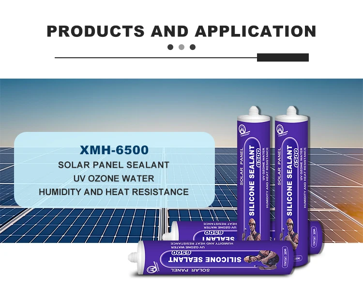 Xmh6500 Silicone Sealant 300ml Weather Resistance Waterproof Rv Solar ...