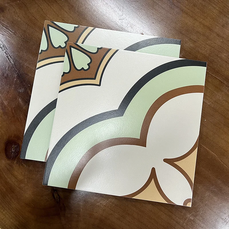 Modern 300x300 Pattern Printing Floor Tile Ceramic White Villa Outdoor Encaustic Wall Porcelain Tiles