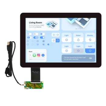 Rugged Military LCD Monitor Use High Brightness 1000 nits 1280*800 IPS Display 12.1 inch Rugged Military Display