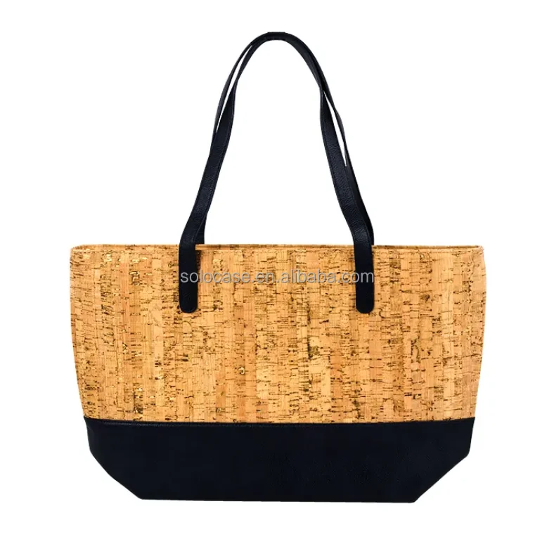 Natural Cork Leather Women's Tote Bag