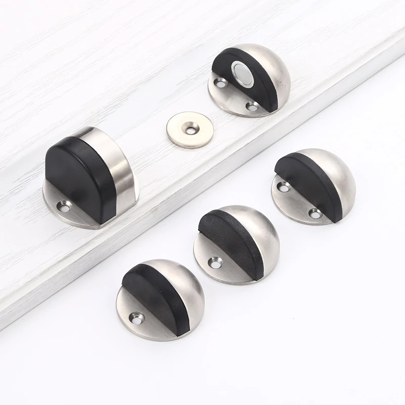 Stainless Steel Door Stops Door Accessories Magnetic Strong Door Stopper for Hotel