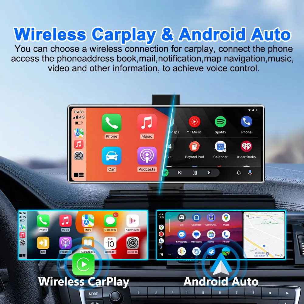 11.26 Inch Capacitive Touch Screen Car Multimedia Universal Car DVD Radio MP5 Player with Digital Compass and CarPlay Function