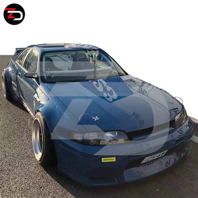 Good Fitment Rocket B Style Body Kit Front Bumper Rear Wrapper Side