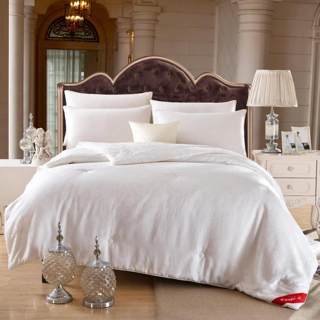 100 Pure Chinese Silk Comforter Inner White Summer Hotel Home Quality