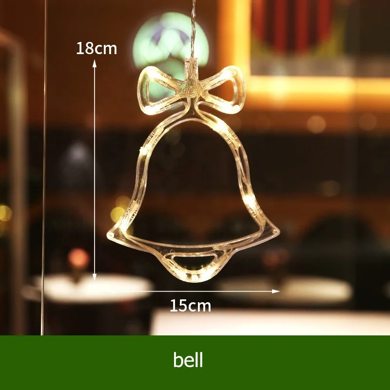 LED Flashing Light Sucker Window Hanging Tree Creative Decoration Christmas Light