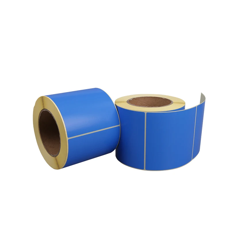 Custom Self Adhesive 4X6 Thermal Printing Label Sticker Roll Direct Barcode Labels Thermal Printer Coloured Sticker Label Roll
