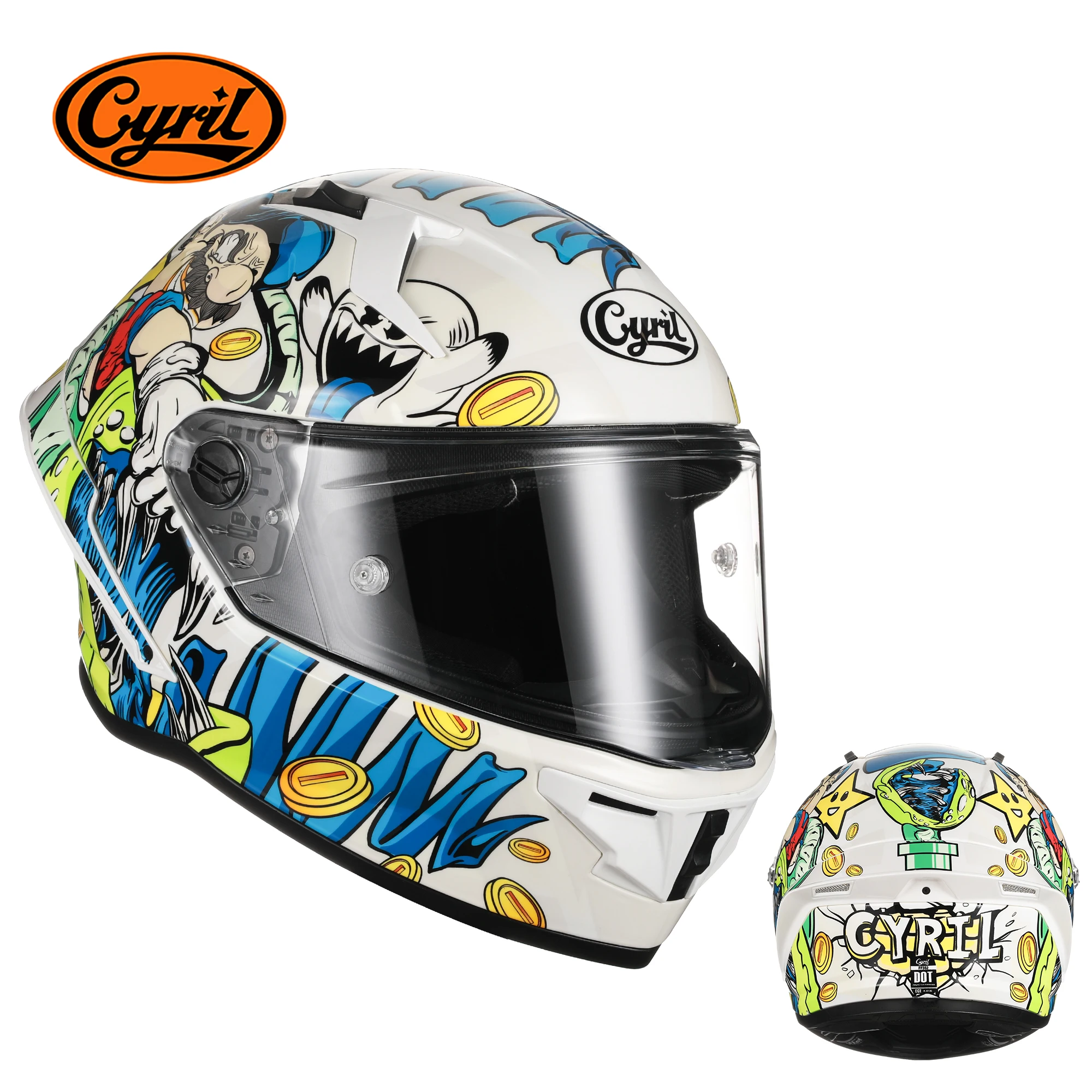 Cyril R1 フルフェース　ヘルメット R1 – Cyril Helmets