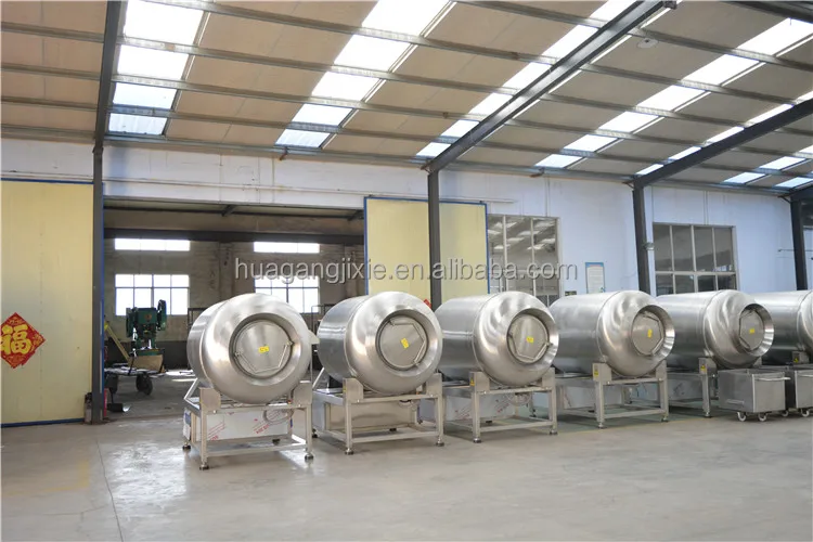 Vacuum Tumbler Chicken Marinating Machine / Meat Jerky Salting Tumbling