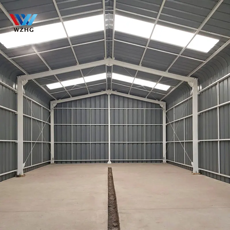 Low Price of Prefabricated Carbon Steel  Shed Industrial Plant Workshop Warehouse Steel Structure