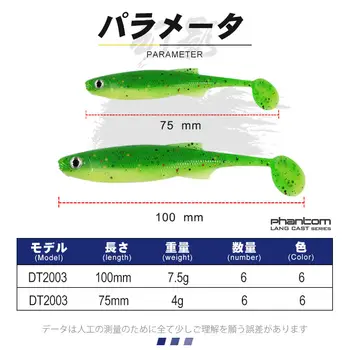 Cheery 100mm 7.5g Soft Fish Lure Custom Colors 3pcs Pack for Ocean Boat Lake Stream Fishing – Soft Lure – view 3
