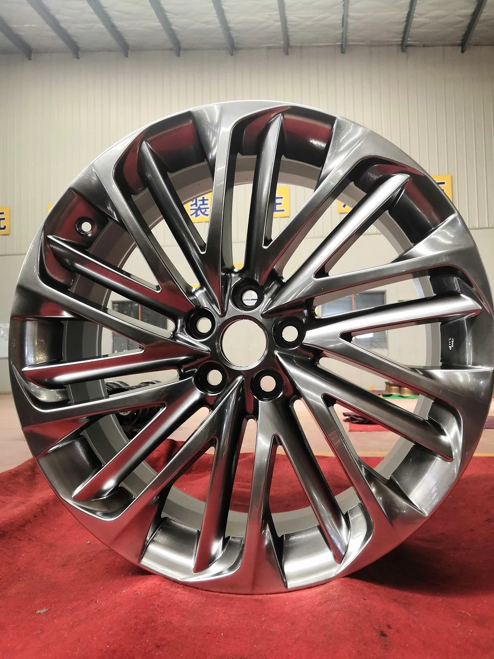 Top Sale 5 Holes 20 Inch 114.3 PCD 60.1 CB 30 ET HYPER BLACK Alloy Mag Wheel Rim for TOYOTA/LEXUS