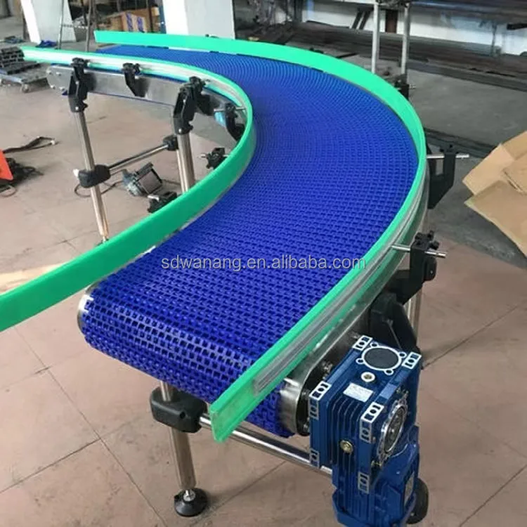 Plastic Modular Belt Conveyor Food Grade Conveyor Flat Belt Conveyor ...