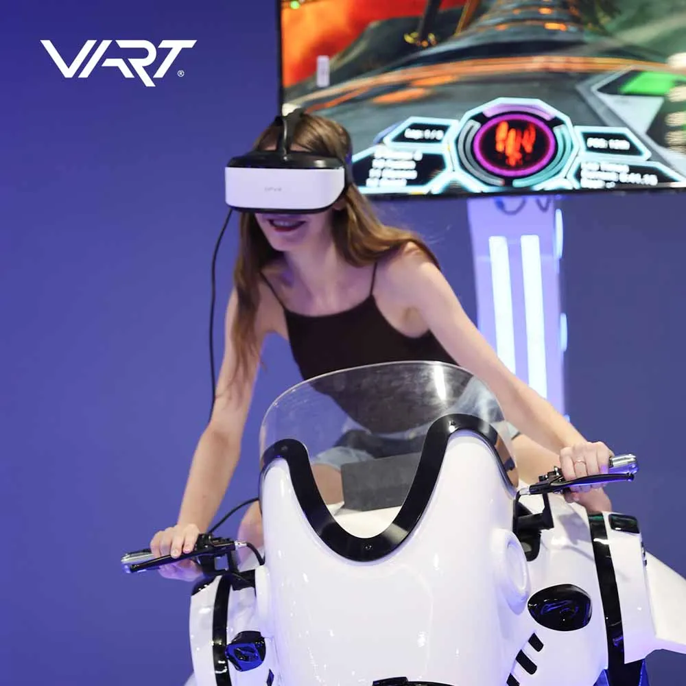 VART Virtual Reality Motorcycle Ride 9D VR Motorcycle Racing Simulator with CE RoHS