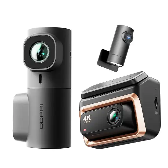DDPAI Z60 Pro 4K Dual Lens Dash Cam - Smart LCD Touch Screen Video
