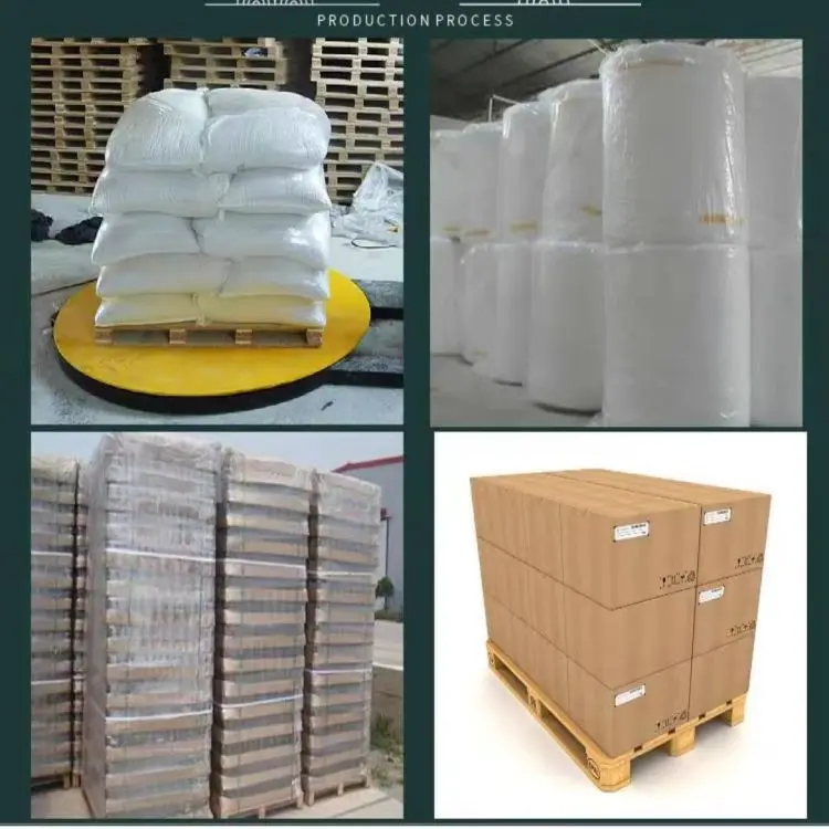 Automatic Film Packing Ring Wrappers Pallet Turning Table Stretch Starch Wrapping Packing Machine