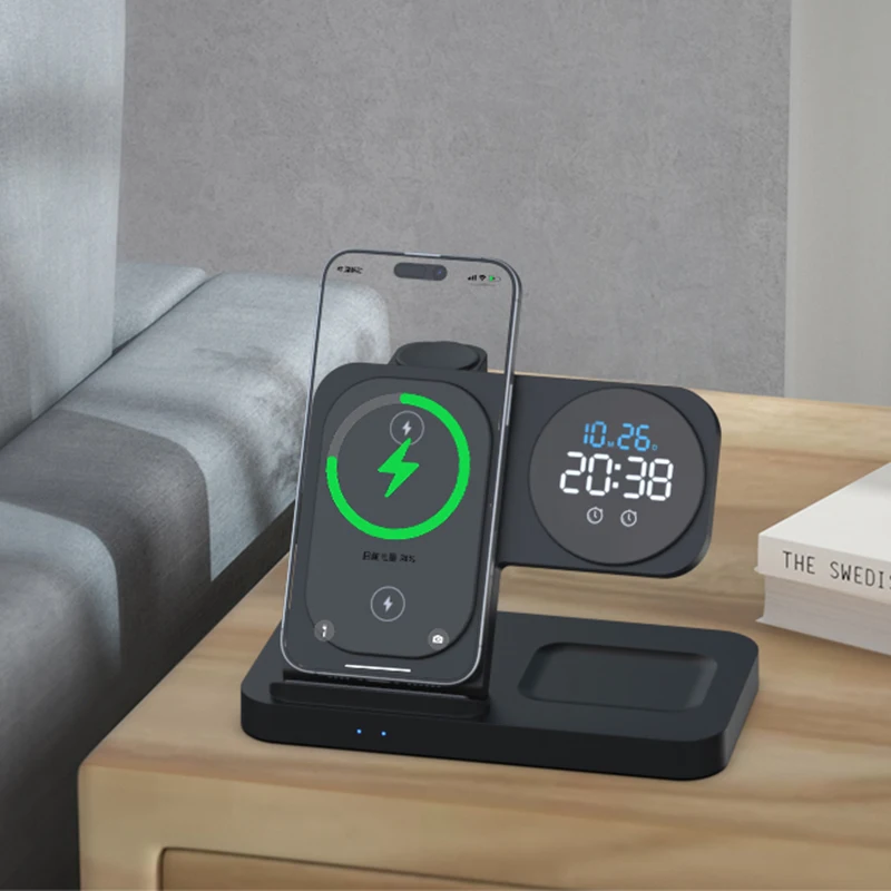Foldable 4 in 1 Wireless Charging Station Overview