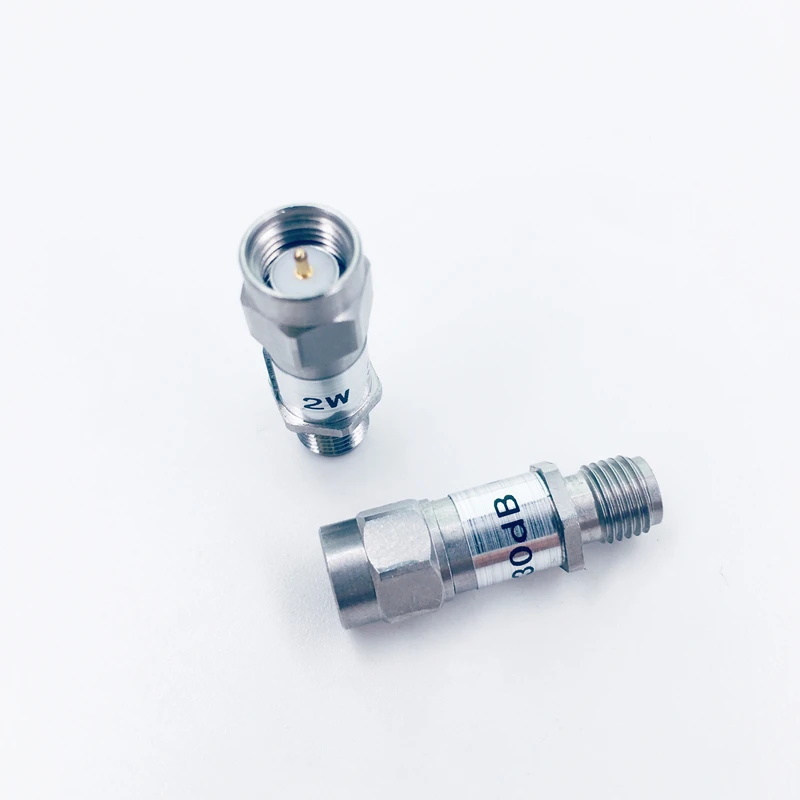 Free Samples 2W 30 dB DC-6GHz SMA Attenuator .1dB 3dB 5dB 6dB 10dB 15dB 20dB 30dB 40dB 50dB