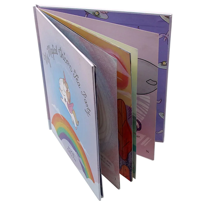 Factory Custom Hardcover Children's Book Printing Services Using Quality Cardboard Kraft Paper Corrugated Board Duplex Board factory
