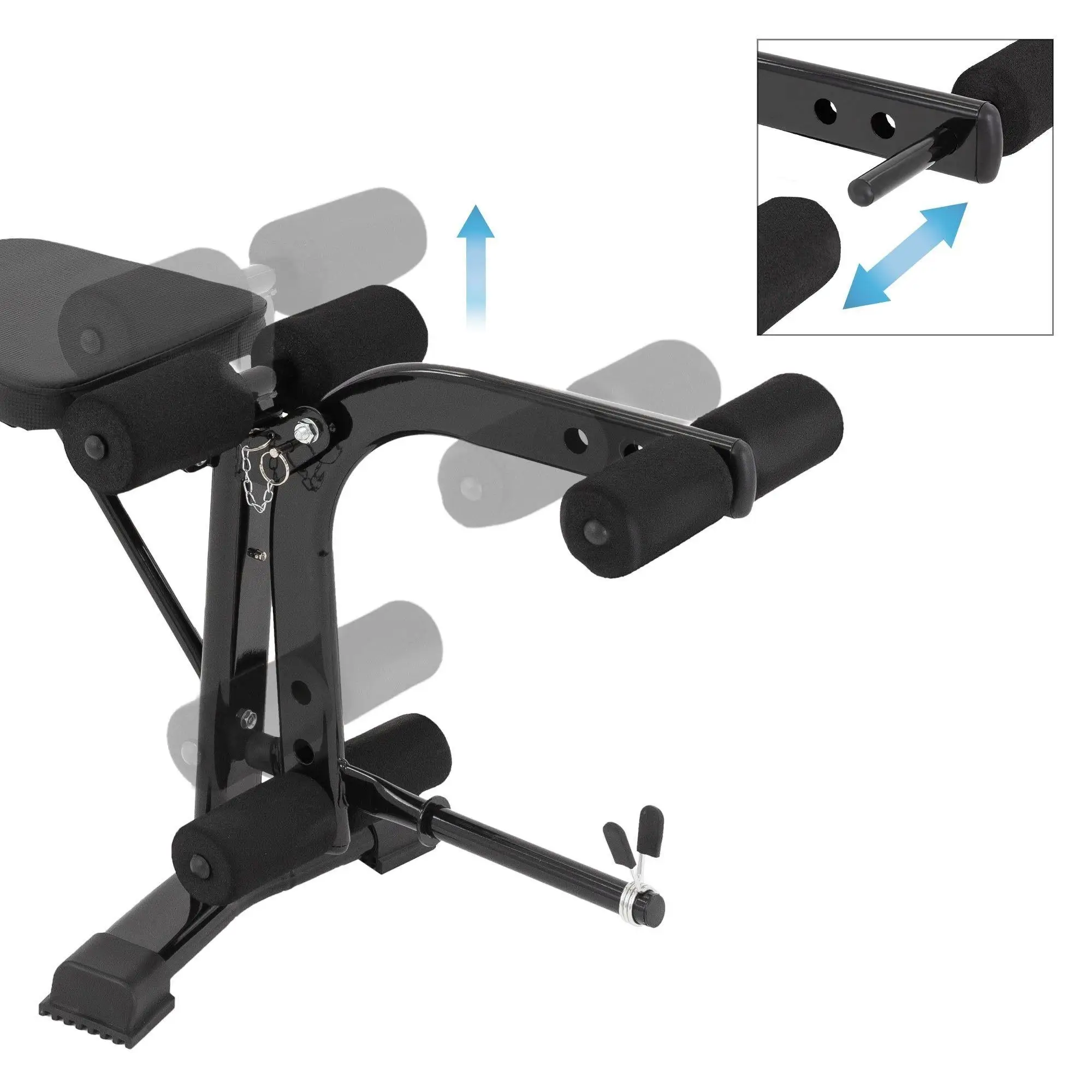 Rouser Fitness Workout Bench Home Gym Adjustable Weight Lifting Barbell