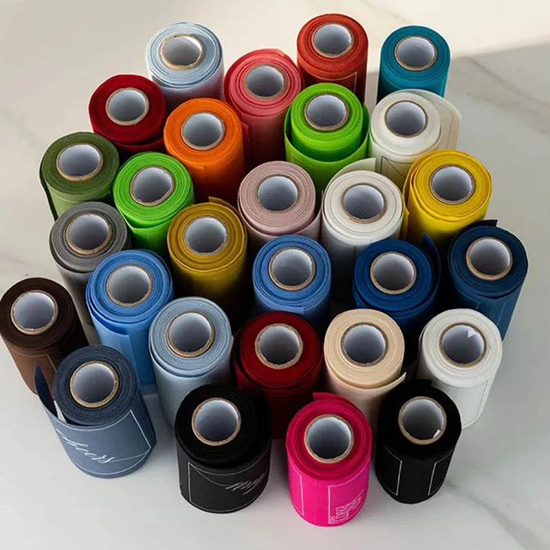 10.7*10.7 Cotton Wedding Napkins Linen Cotton Gauze Tear Off Napkins Eco-friendly Roll Napkins