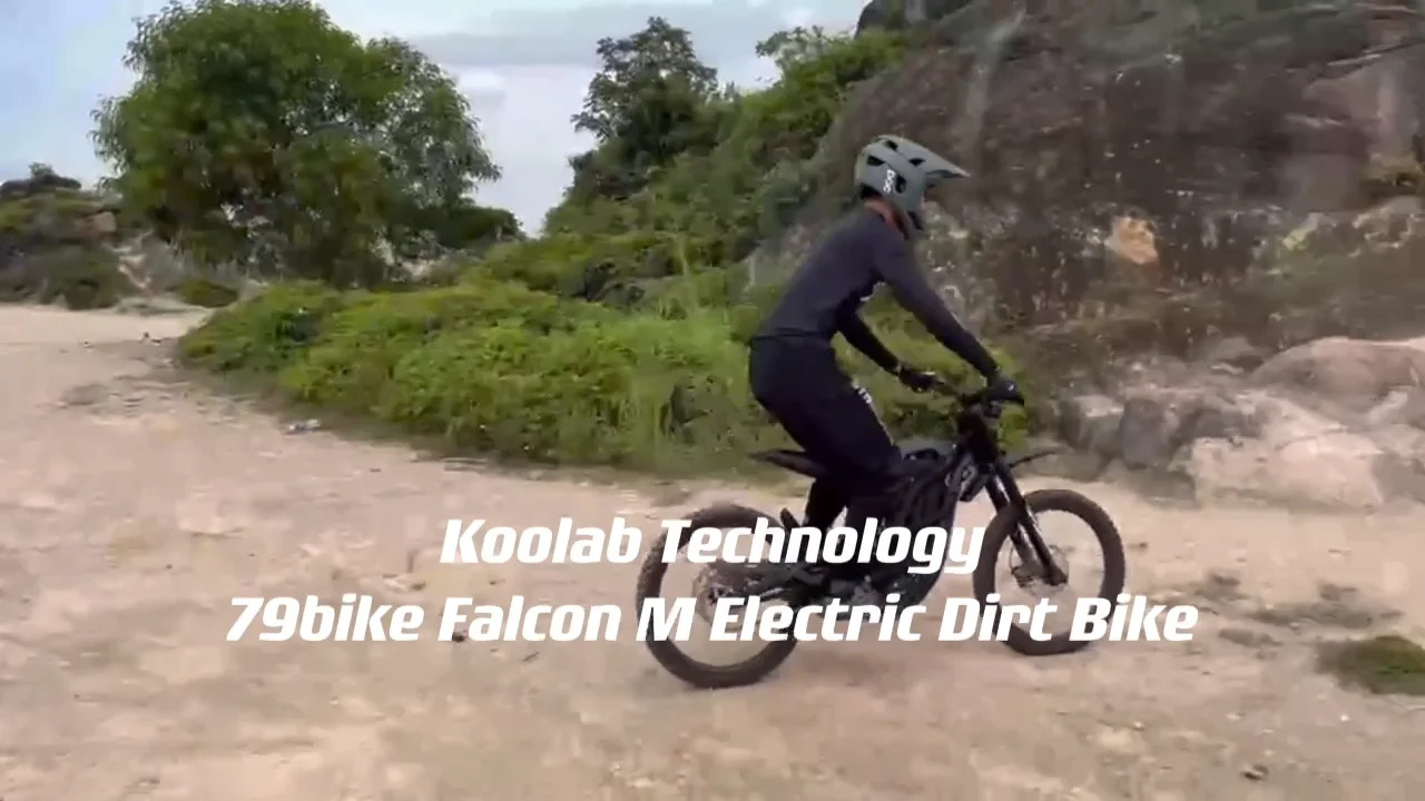 79 Bike Falcon M Electric Dirt Bike 8kw 72v 35ah 50mph 79bike New Top
