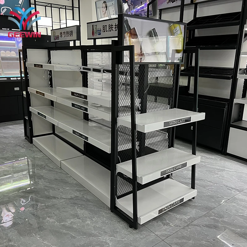 Cosmetics Display Retail Store Metal Supermarket Wholesale Cosmetic