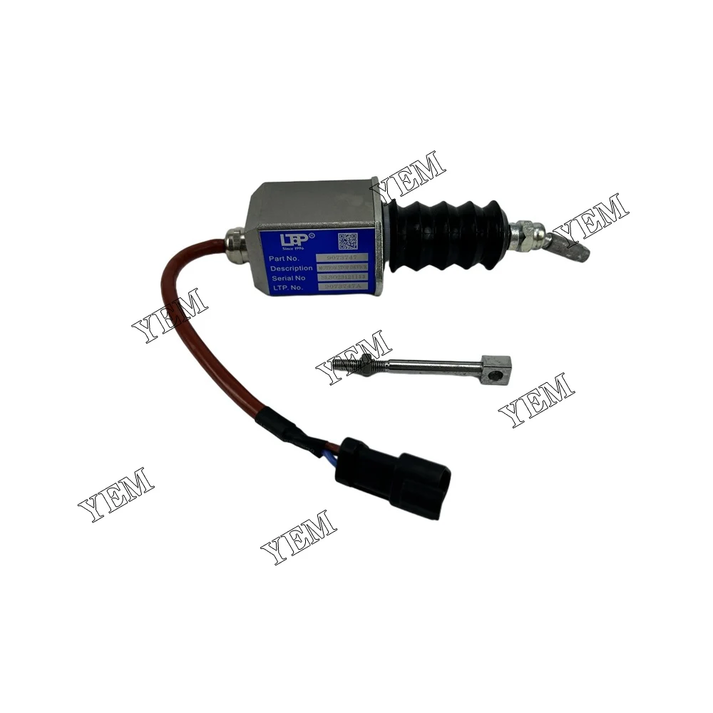 For Liebherr Engine D926 Solenoid Valve 9075336A 9073747 Spare Part 2