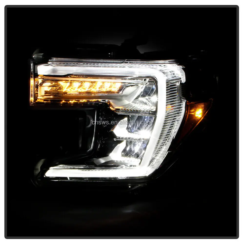 New style auto parts OEM full LED headlights advanced high version headlamp for GMC SIERRA 2019 2020 2021 factory