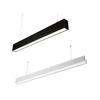 45w LED linear lighting pendant tube lights ceiling lamp for office lighting